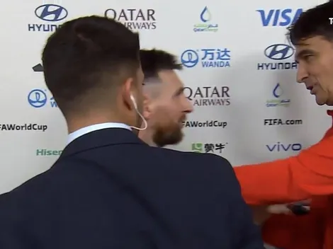 Messi pasa del "qué mirás bobo" a saludar con cariño al DT croata