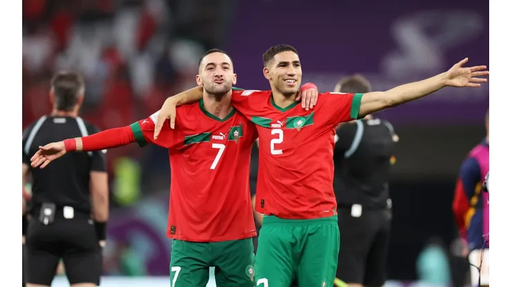 Ziyech y Hakimi comandan la ilusión marroquí.