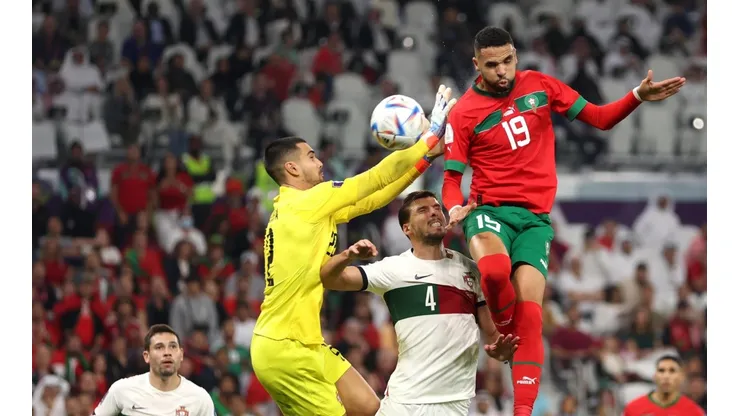 El gol con que Marruecos eliminó a la selección de Portugal del Mundial.