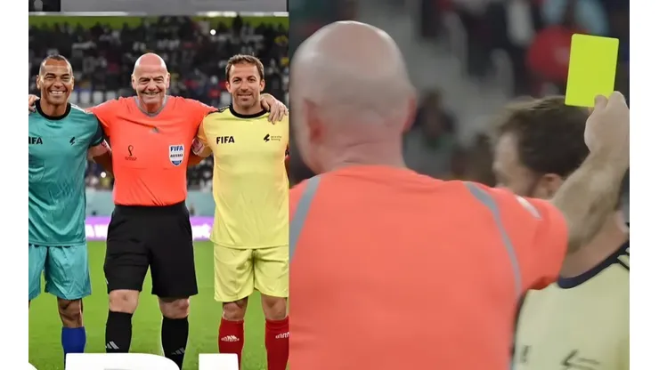El presidente de la FIFA se dio el lujo de amonestar al italiano Del Piero.