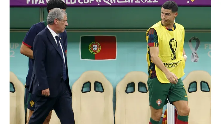 Cristiano Ronaldo y Fernando Santos