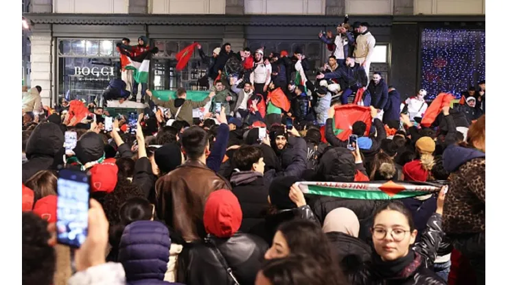Hinchas de Marruecos en las calles de Europa
