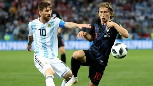 Hace cuatro años Luka Modric le ganó el duelo a Lionel Messi.