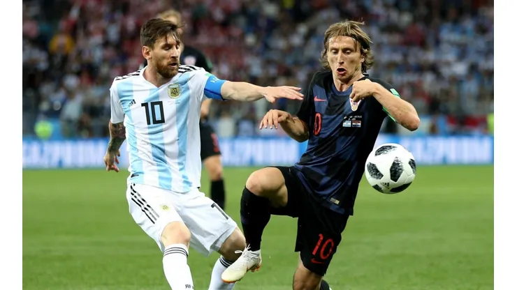 Hace cuatro años Luka Modric le ganó el duelo a Lionel Messi.