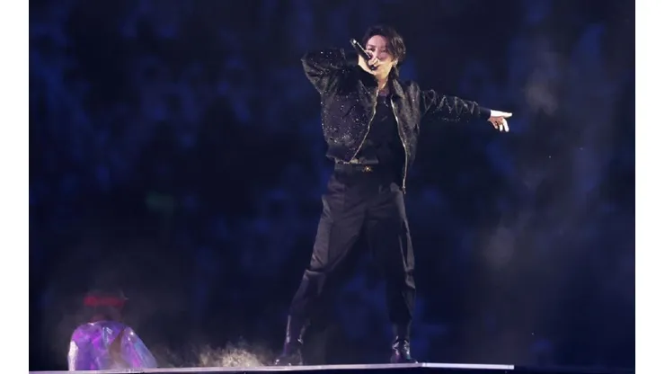 Jungkook, el integrante de BTS estuvo presente en la inauguración del mundial.