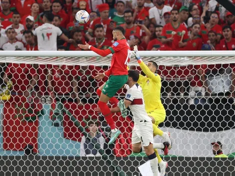 Modo Jordan: En-Nesyri conectó a 2,78 metros su cabezazo