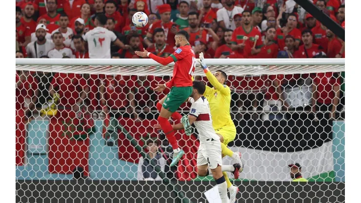 En-Nesyri se lució con su brinco ante Portugal