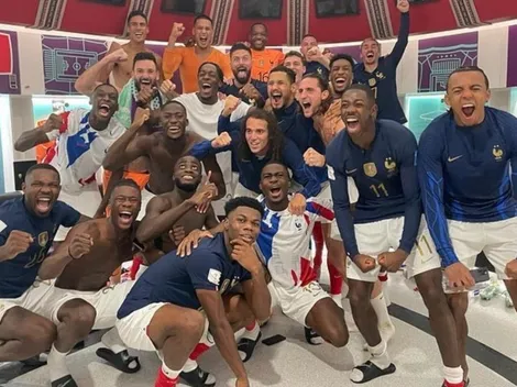 La locura en el camarín de Francia tras la clasificación