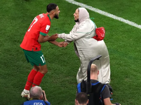 Crack de Marruecos celebra clasificación bailando con su mamá