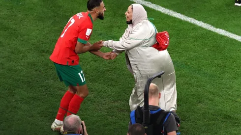 Sofiane Boufal y su mamá