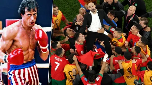 DT de Marruecos festeja la clasificación ante Portugal asegurando que son el Rocky de Qatar 2022.