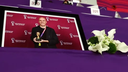 Flores en memoria de Grant Wahl.