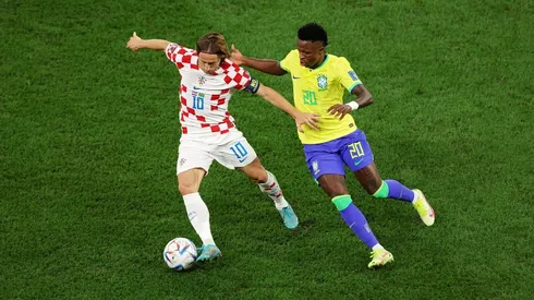 Luka Modric jugó muy bien en la victoria por penales de Croacia ante Brasil.