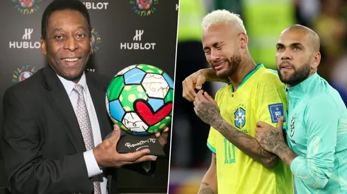 Pelé le pide a Naymar que no deje la selección brasileña.