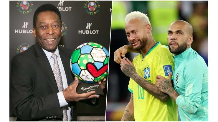 Pelé le pide a Naymar que no deje la selección brasileña.