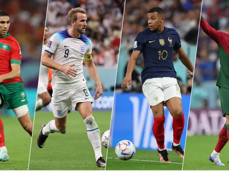 Así se verán por TV los duelos de Inglaterra vs Francia y Portugal vs Marruecos