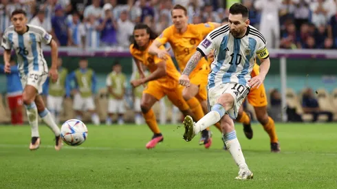 Messi llegó a diez goles en mundiales con la Albiceleste.