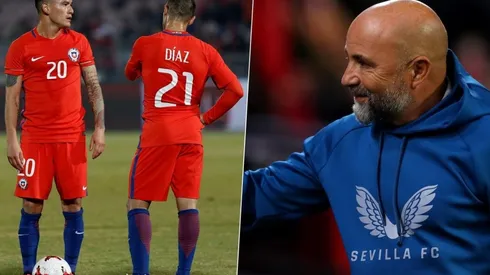 Charles Aránguiz y Marcelo Díaz en La Roja