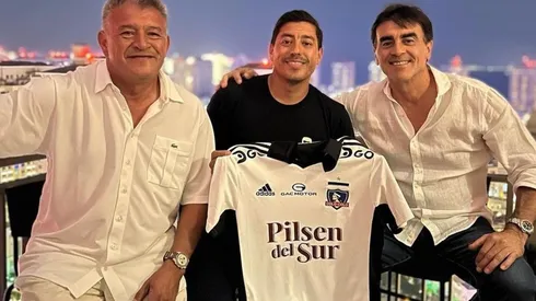 Borghi, Córdova y Quinteros, tres campeones con Colo Colo juntos en Qatar 2022.