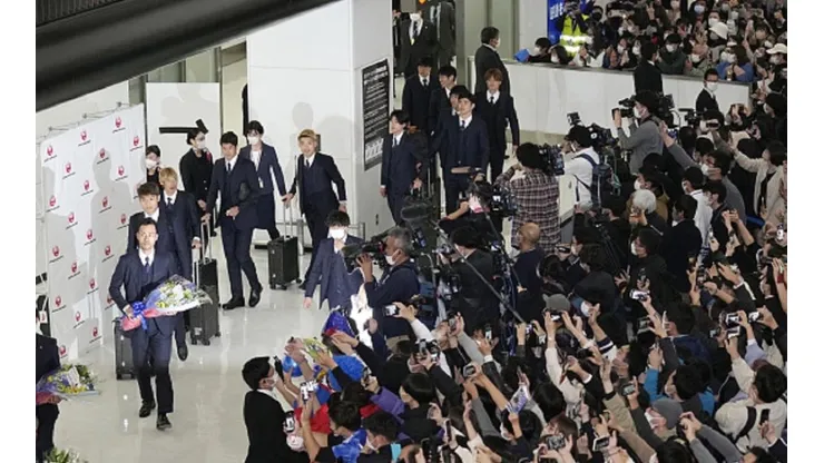 Japón recibe como rockstar a sus héroes del Mundial