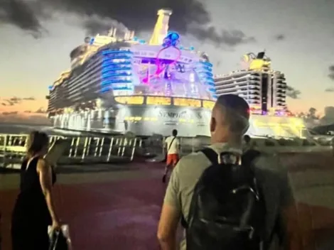 Jaime García se relaja en un viaje en un crucero