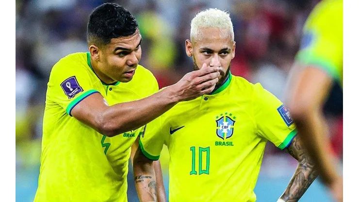 Casemiro y Neymar