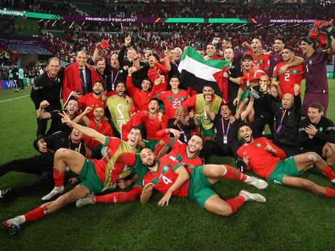 Palestino se sube al camello y celebra clasificación de Marruecos