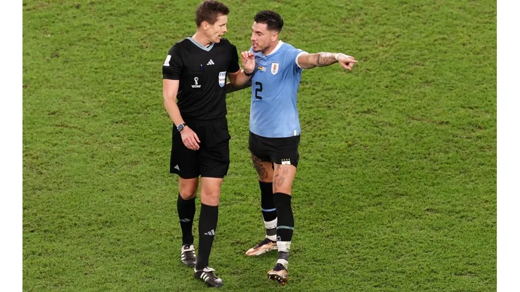 Giménez estalló tras la eliminación de Uruguay en la fase de grupos de Qatar 2022.