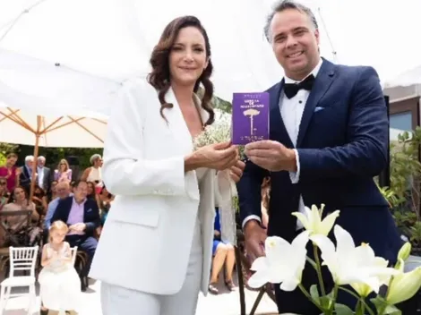 ¡Dieron el sí! Feña González y Lucha Aymar se casaron