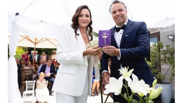 El legendario tenista chileno y la histórica hockista argentina contrajeron matrimonio.