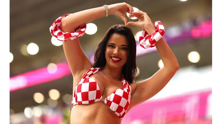 Ivana causa sensación en los partidos de Croacia