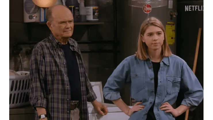Red Foreman y Leila, la hija de Eric y Donna.