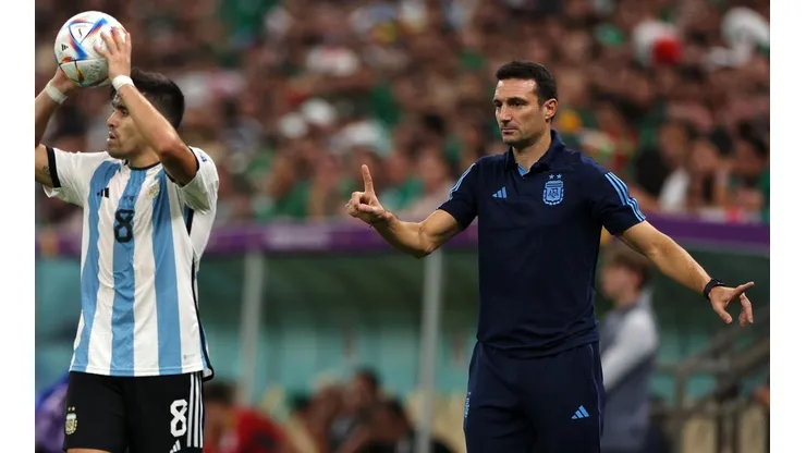 Scaloni evita mirar en menos a los australianos.