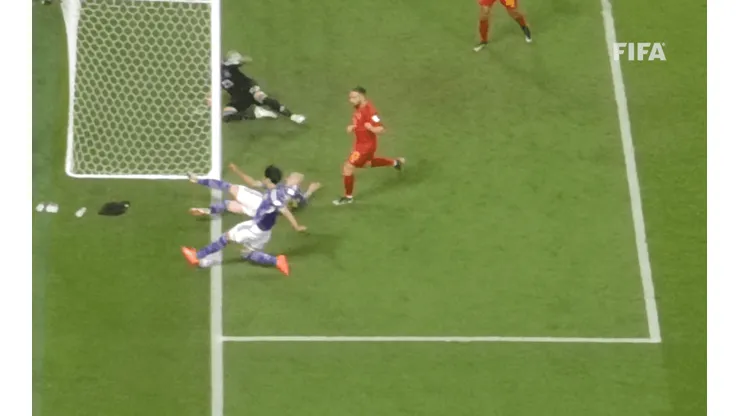 FIFA aclara que balón no salió de la cancha en el gol de Japón