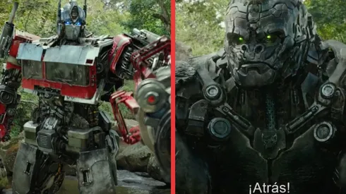 Optimus Prime se encuentra con un nuevo aliado en Trasformers: El Despertar de las Bestias.