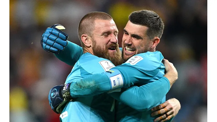 Mathew Ryan junto a Andrew Redmayne