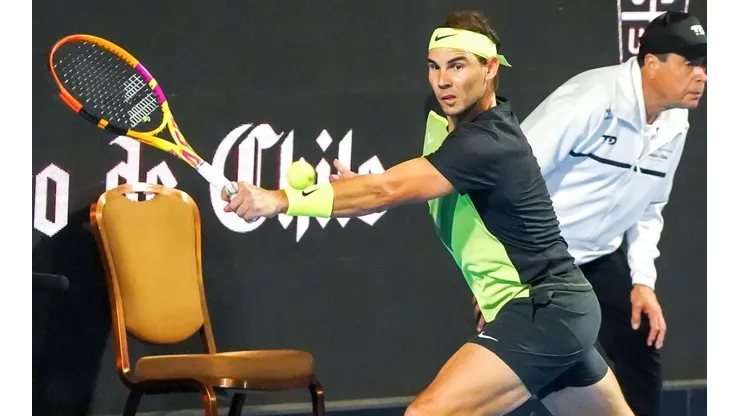 Rafa Nadal venció a Tabilo en Santiago el 25 de noviembre, por la Copa Museo de la Moda.