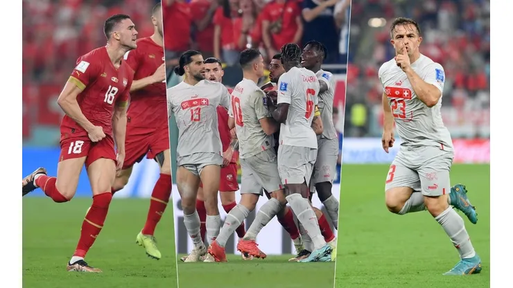 Serbia y Suiza animaron un partido muy caliente