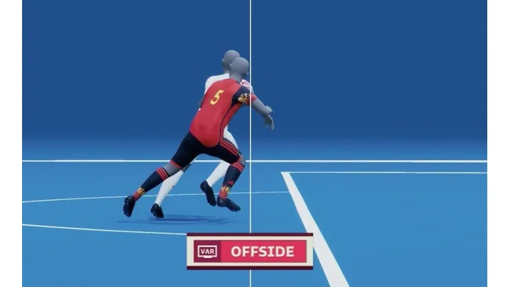 Por este fuera de juego le anularon el penal a Croacia