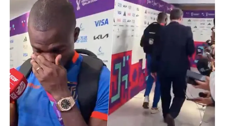 Enner Valencia salió llorando de una entrevista