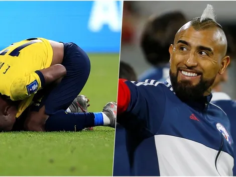Vidal mufa a Ecuador en su eliminación del mundial