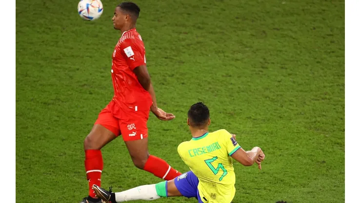 Casemiro marcó el gol del triunfo de Brasil