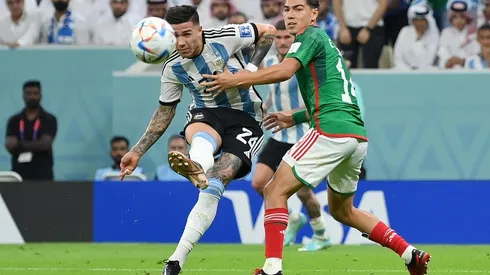 Enzo Fernández ingresó y aseguró el triunfo de Argentina ante México