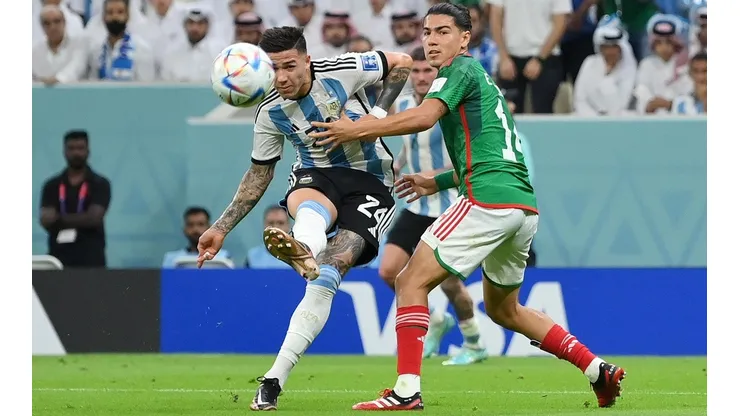 Enzo Fernández ingresó y aseguró el triunfo de Argentina ante México