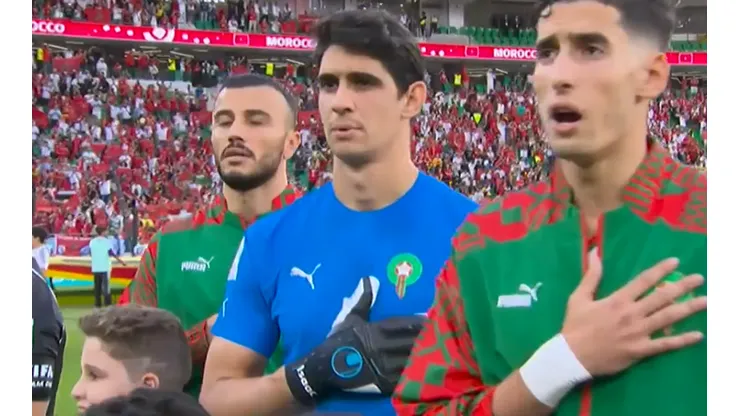 Bounou (o Bono) cantó con Marruecos, pero no entró a jugar