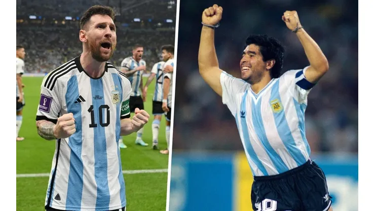 Lionel Messi alcanza la marca de Diego Maradona en los mundiales.