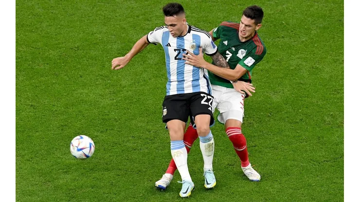 Lautaro Martínez totalmente agradecido de Lionel Messi tras la victoria de Argentina contra México.