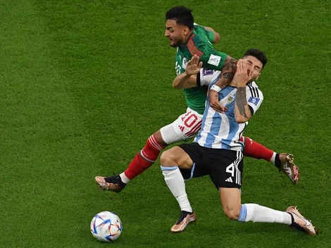 Argentina exige una expulsión por este codazo a Montiel