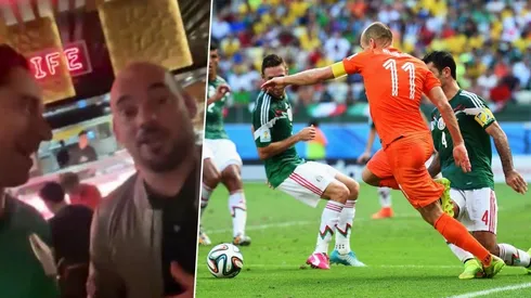 Sneijder se sincera y reconoce que no hubo penal en la polémica que eliminó a México frente a Países Bajos por Brasil 2014.