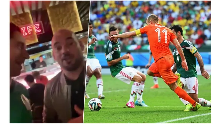 Sneijder se sincera y reconoce que no hubo penal en la polémica que eliminó a México frente a Países Bajos por Brasil 2014.